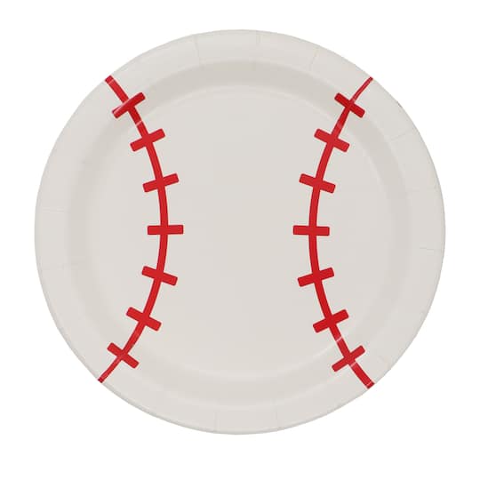 7" Baseball Snack Plates, 10ct. by Celebrate It™